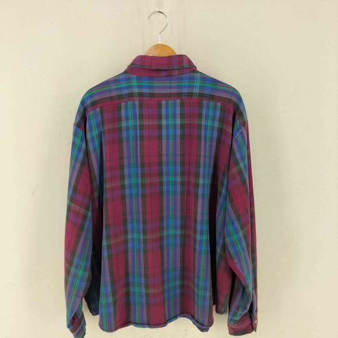 ファイブブラザー FIVE BROTHER 70-80s USA製 三角タグ チェック ネルシャツ メンズ  2XL